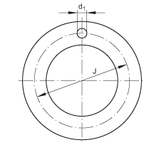 推力墊圈 EGW48-E40, 推力墊圈，免維護，帶鋼襯
